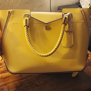 Yellow Michael Kors purse